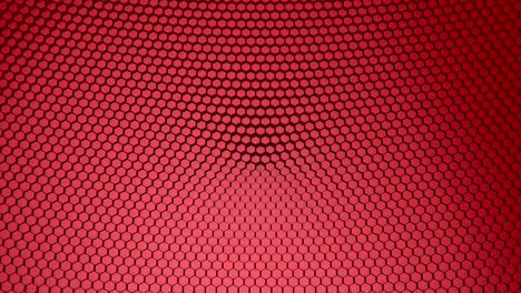 los hexágonos forman una onda