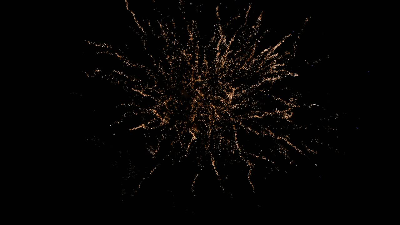 Fuochi d'artificio arancioni 4k