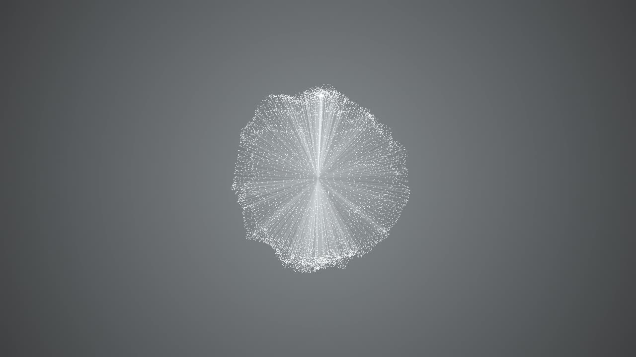 Abstract computer generated geometrical animation