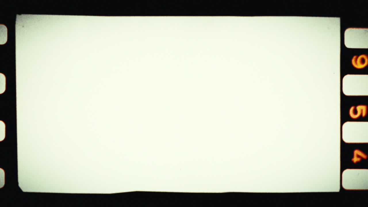 marco de película en blanco