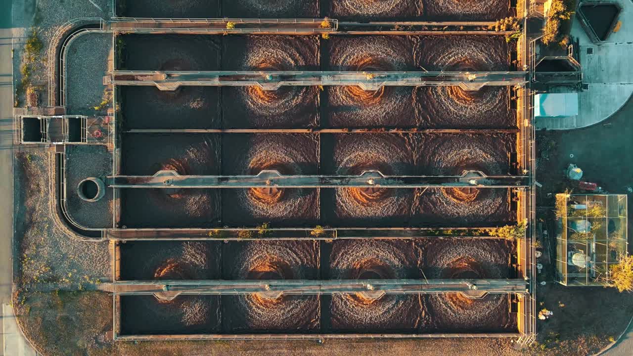 planta de tratamiento de agua para agua purificada o conservación del medio ambiente.