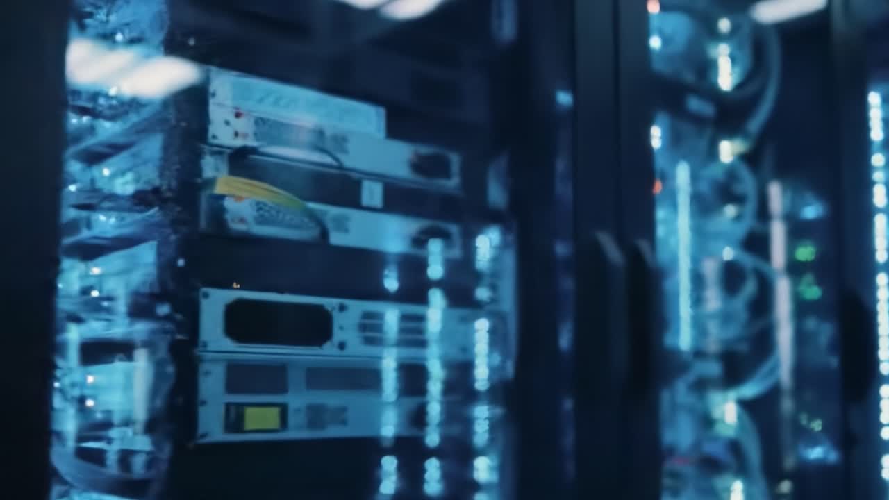 Server Rack Close Up