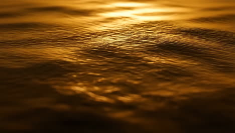 golden water surface
