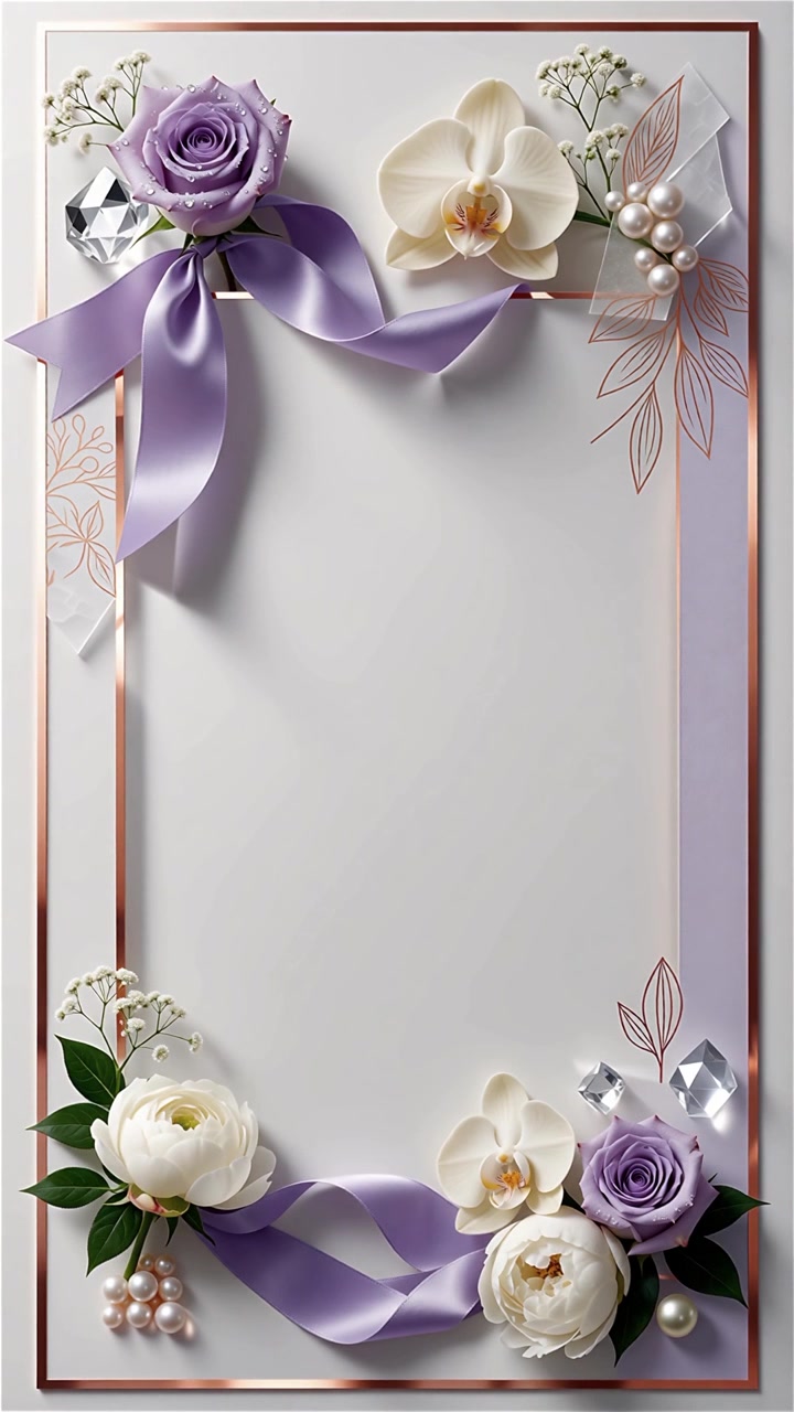 Sfondo per invito di matrimonio di lusso minimalista