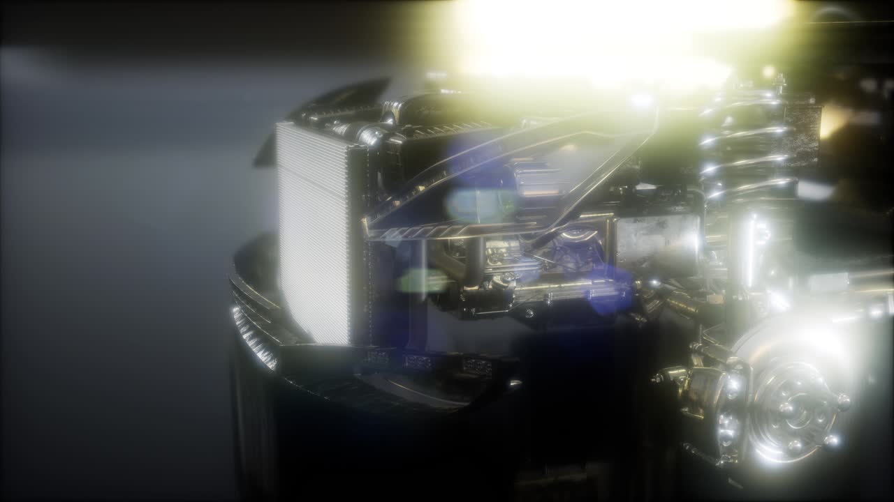 자동차에서 볼 수 있는 엔진과 다른 부분