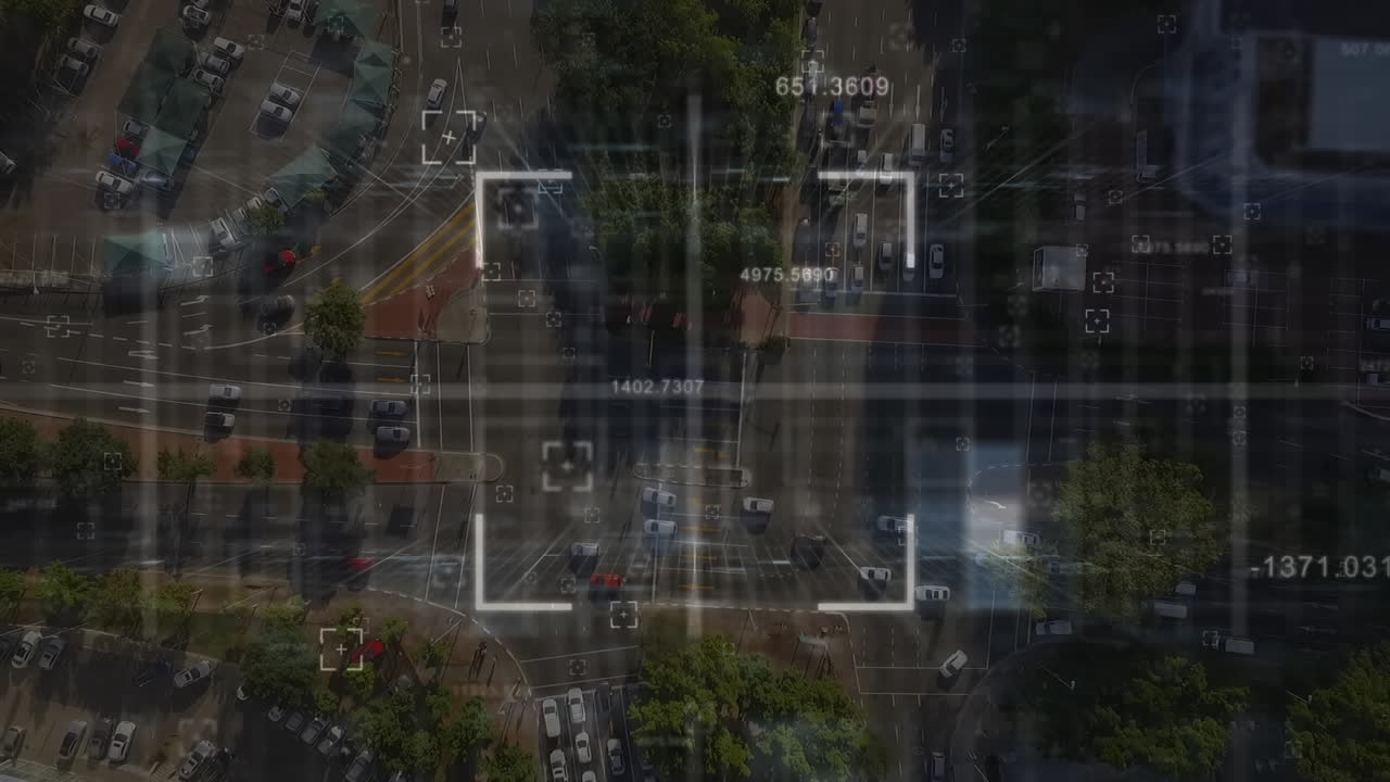 범위의 애니메이션과 도시 풍경에 대한 데이터 처리