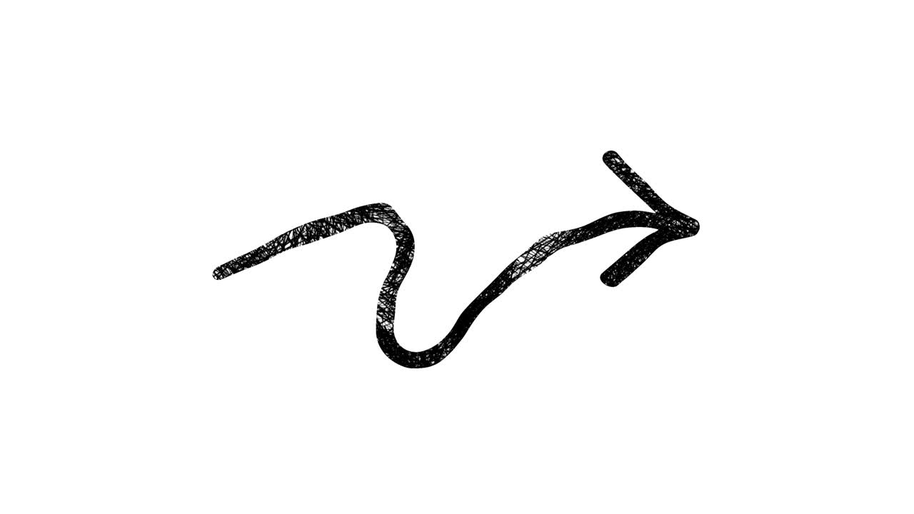 dibujar con la mano la flecha que apunta al óvalo. flecha hacia arriba animación de pizarra gráficos de movimiento 4k