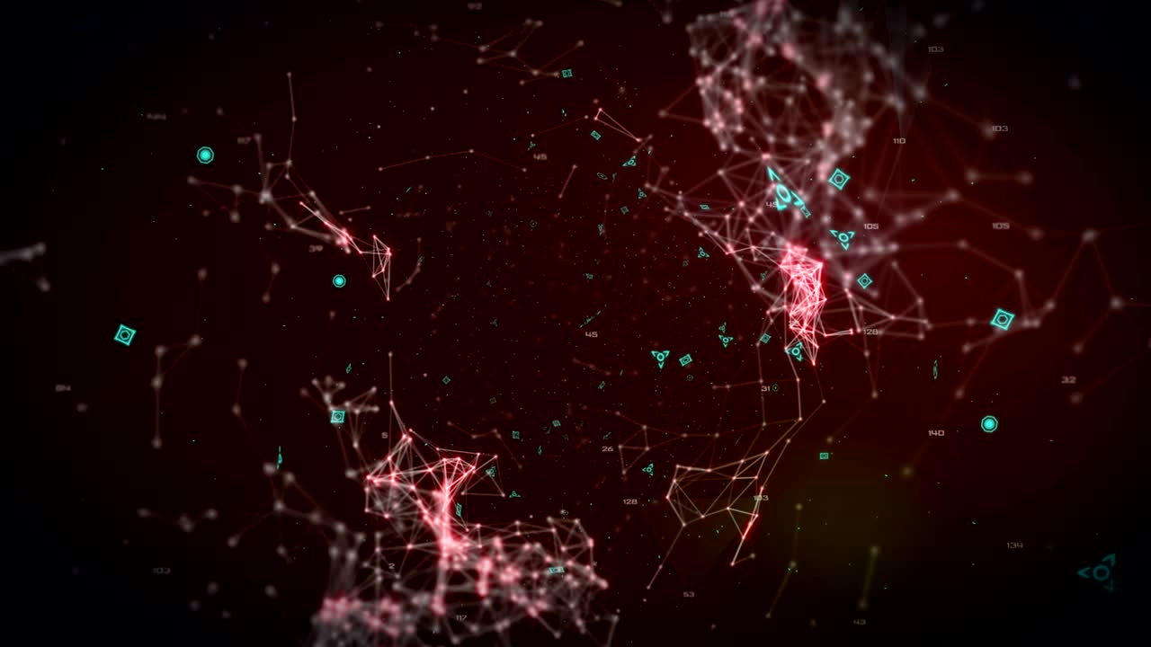 escáner de código qr contra la red de conexiones