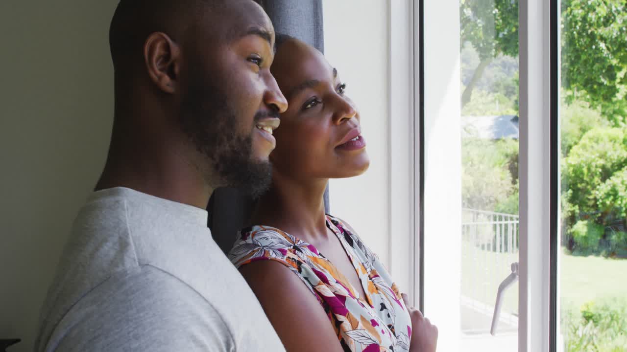 Premium stock video - African american couple talking to each other ...
