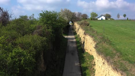 Aerial-View-Of-Holloways-And-Sunken-Paths-Developed-Over-The-Years