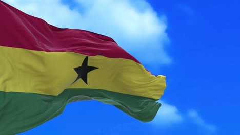 seamless loop of ghana flag.