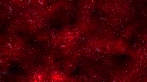 Dark-universe-with-flying-dust-and-glitters-with-red-clouds