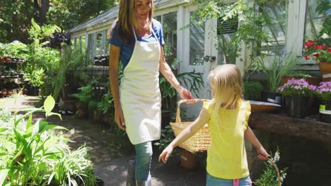 Mother-and-daughter-passing-time-together-in-nature