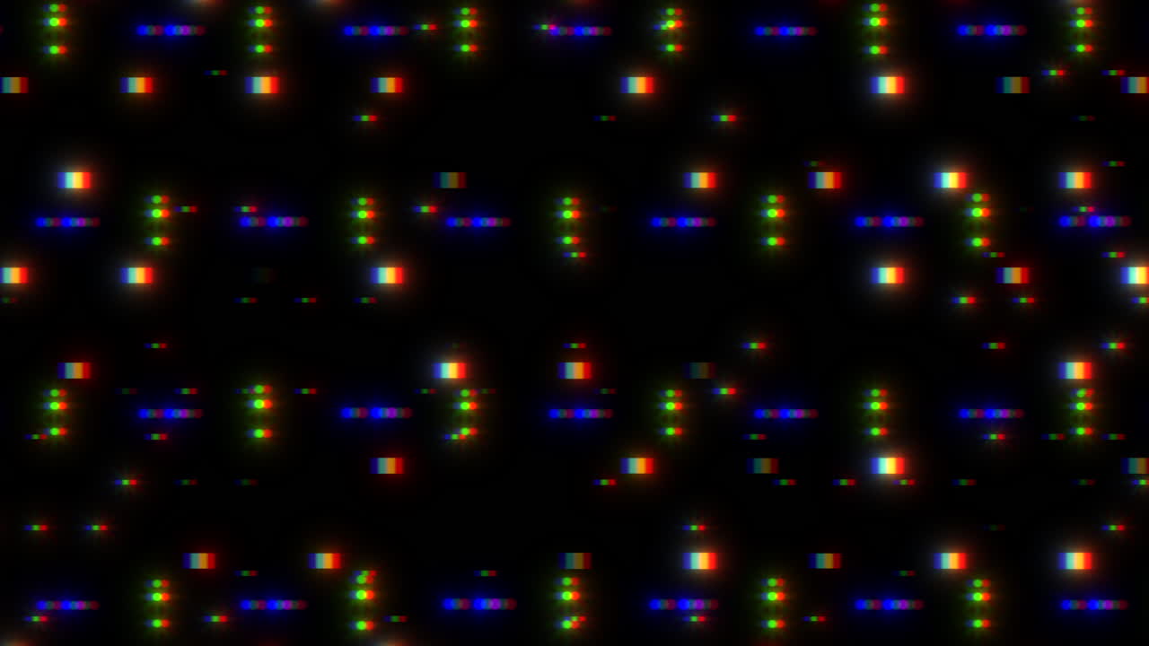 cuadrícula vibrante de cuadrados rojos, verdes y azules