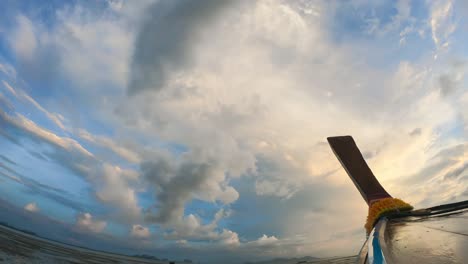 cloudy sky rainy weather footage. timelapse of fluffy gray clouds moving fast in blue sky. color of heaven in high space, spectrum of sunlight. abstract nature color cloudscape background.