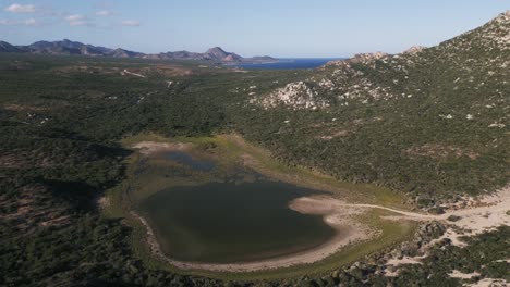 baja california sur sur cabo pulmo parque nacional avión no tripulado desierto océano y montañas buceo buceo destino de viaje