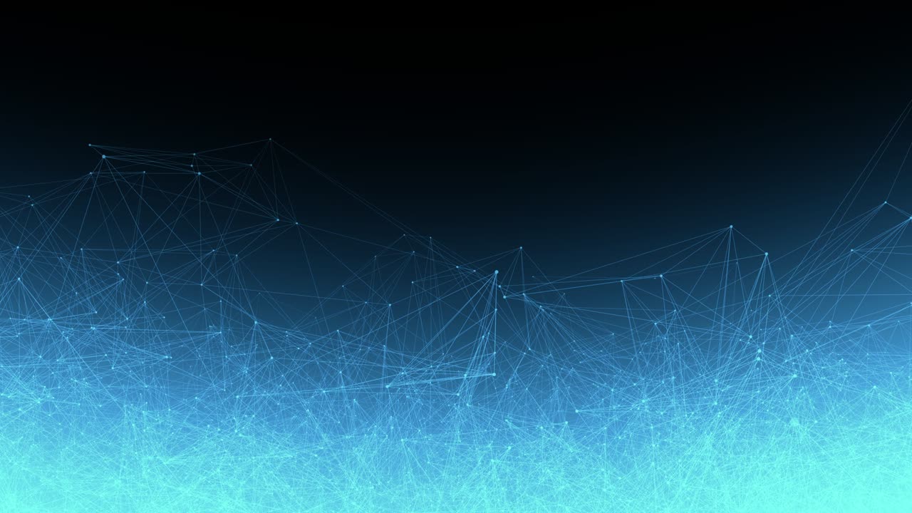 Abstract polygons on Blue Gradient Background