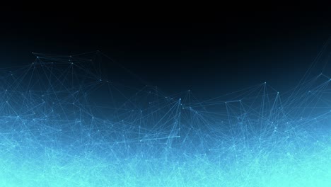 abstract polygons on blue gradient background
