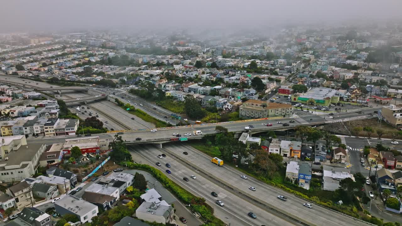 Beautiful city of San Francisco on the coast of California, USA