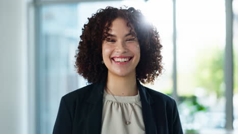 portrait of a smiling and confident businesswoman