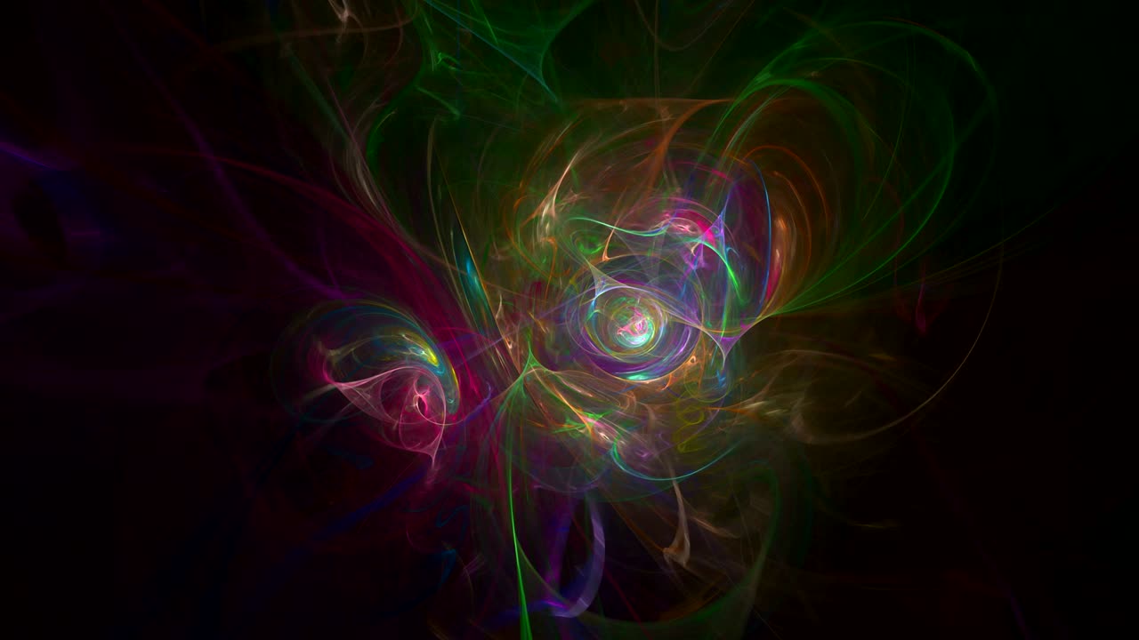 curvas coloridas movimiento de bucle abstracto fondo