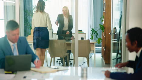 business meeting in a modern office