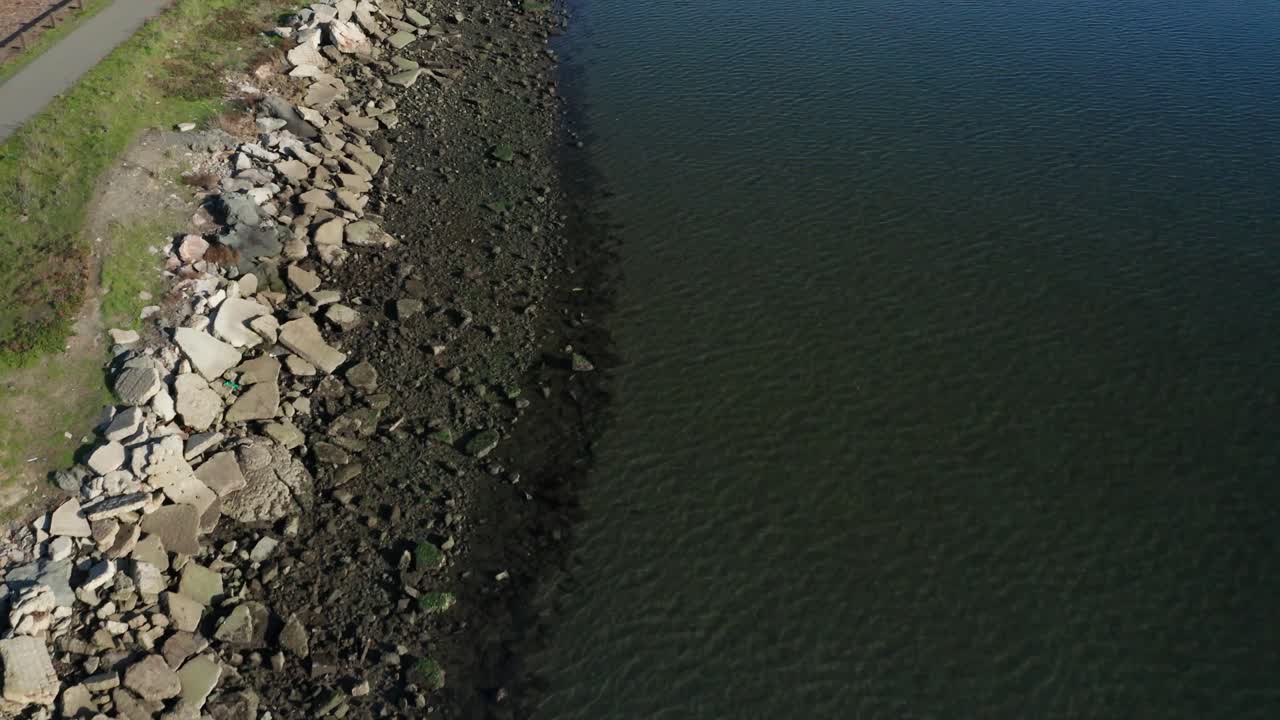 아름다운 해변과 조그 웨이의 해안선 전망