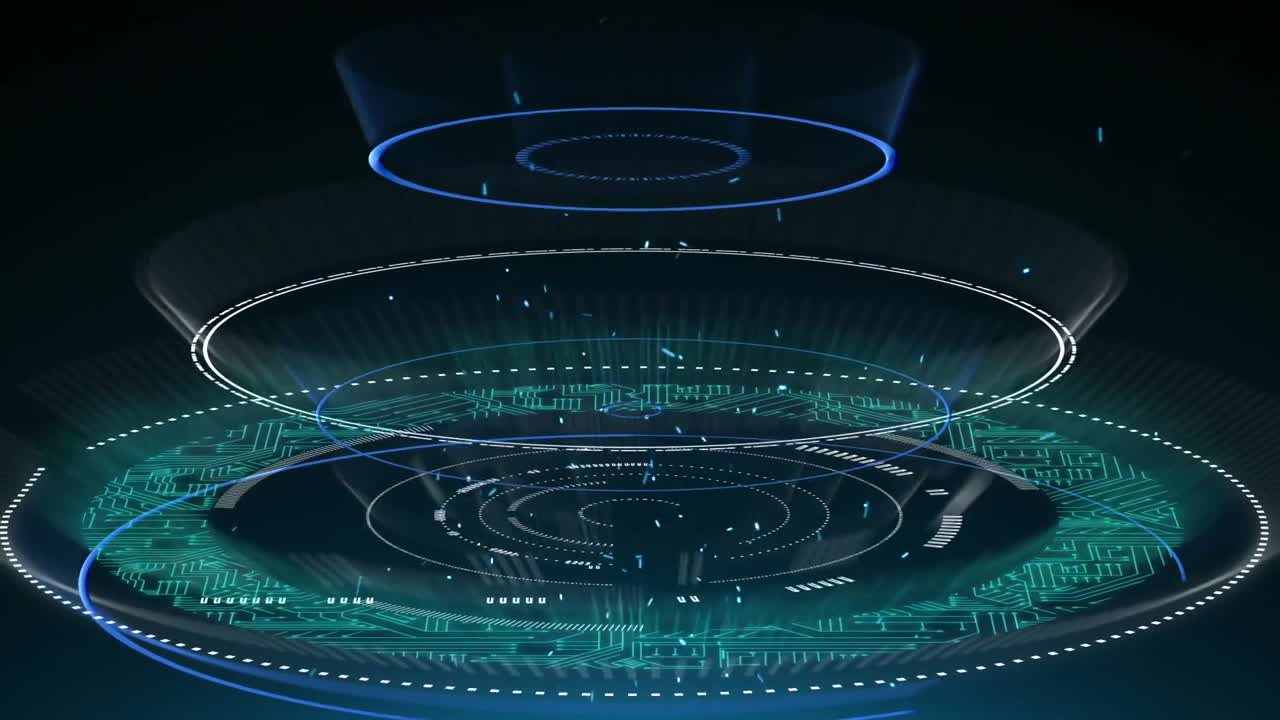 둥근 스캐너와 검은 바탕에 대한 데이터 처리