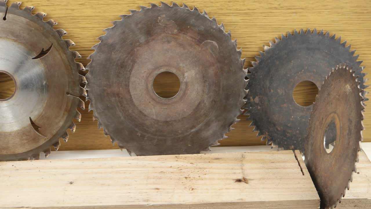 Various circular saw blades