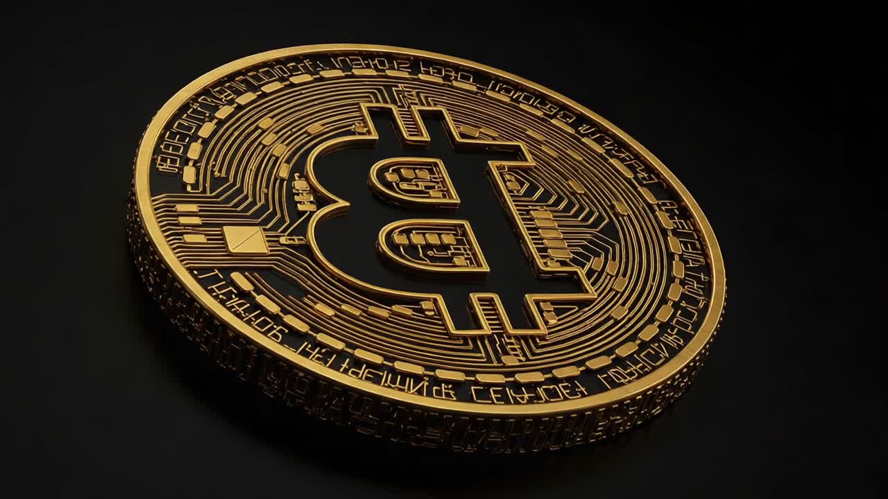Exploring the Intricate Design and Symbolism Behind the Iconic Bitcoin Coin, Representing the Evolution of Digital Currency and Blockchain Technology