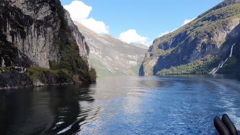 impressive view of the geiranger fjord in norway