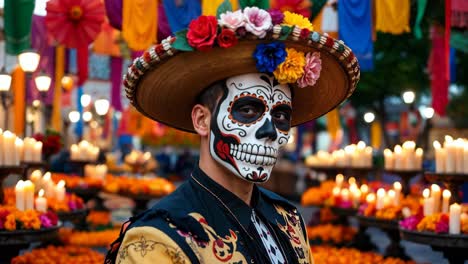 celebración del día de los muertos