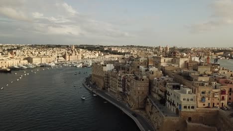 vista aérea de la valeta, malta