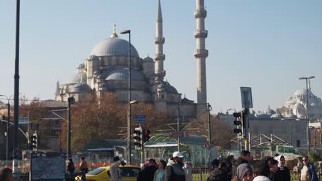 istanbul mosque and cityscape