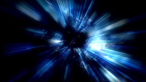 3d futuristic warp speed abstract business and technology concept