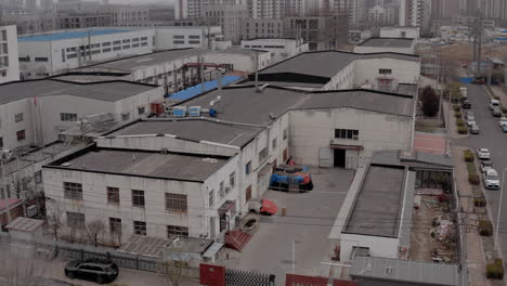 old factory buildings in tianjin's industrial zone