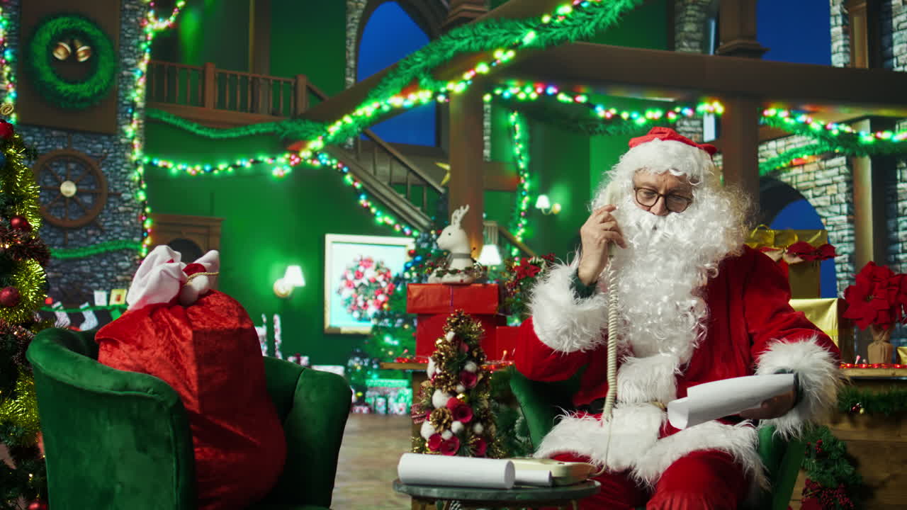 산타클로스가 크리스마스 이브에 일하는 것