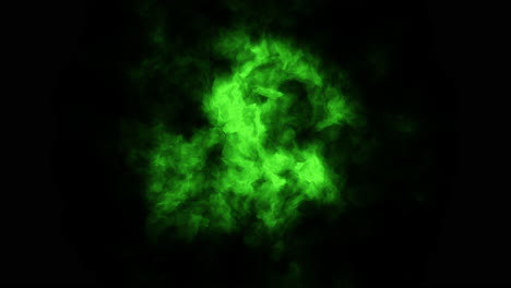 Enigmatic-green-mist-spreading-in-air---mysterious-origins