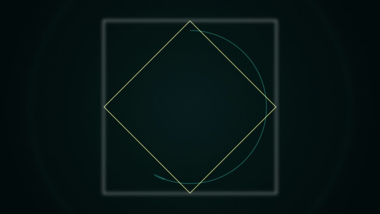 gráfico de movimiento simple abstracto con formas geométricas.