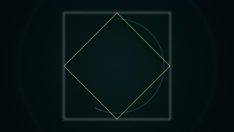 abstract simple motion graphic with geometric shapes.