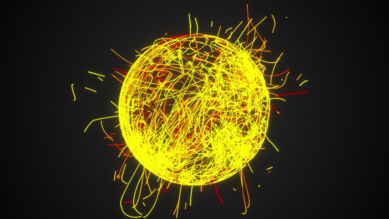 Sphere formed by lines