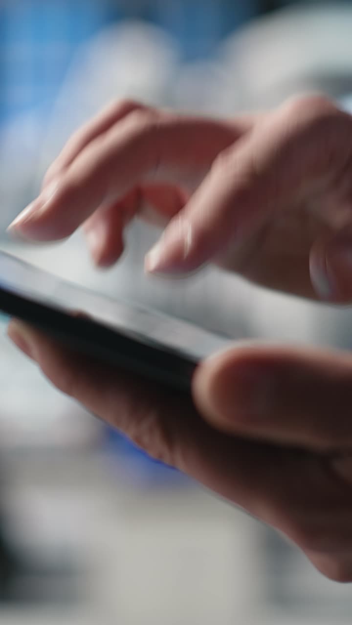 Vertical Video Building contractor managing solar production line in a high tech facility