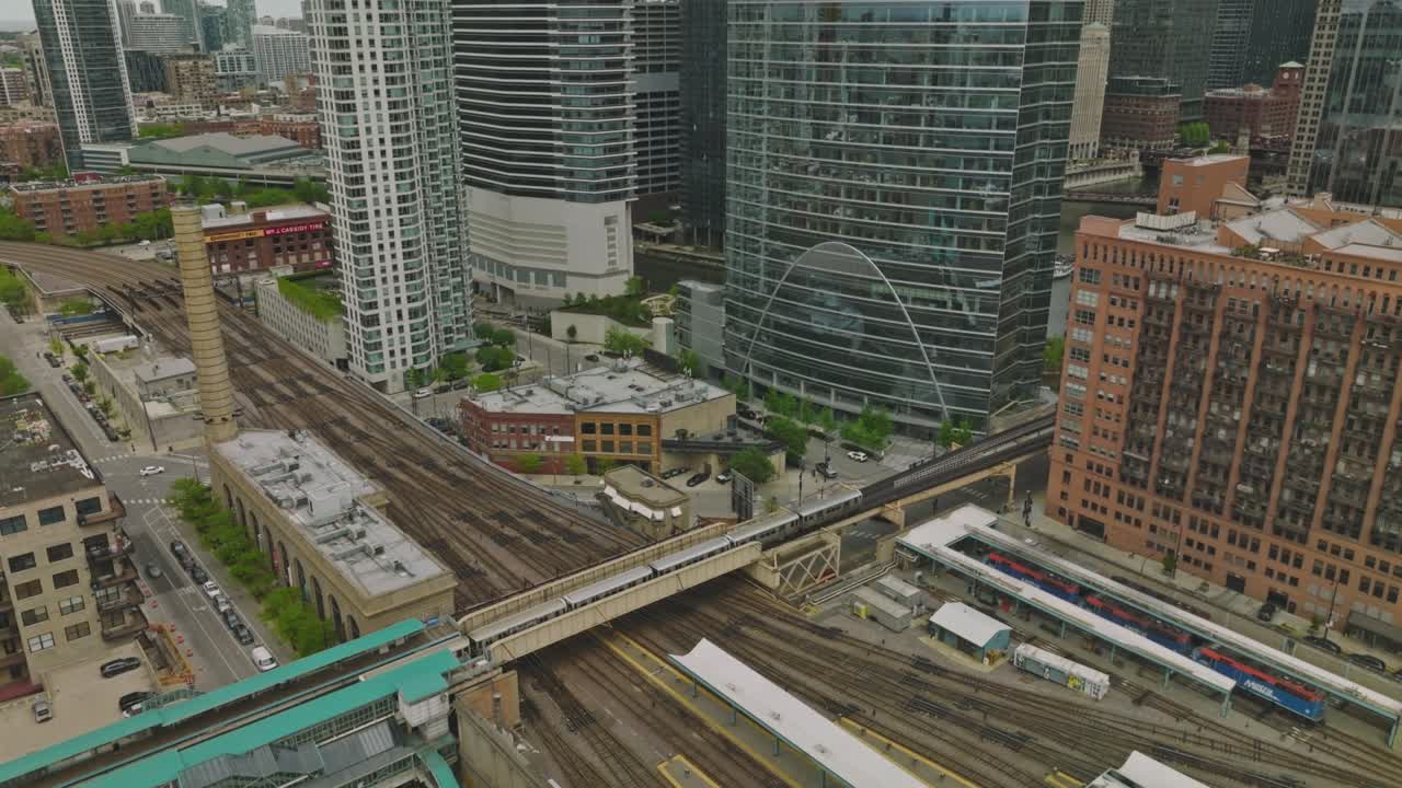 chicago illinois estados unidos imágenes aéreas de drones