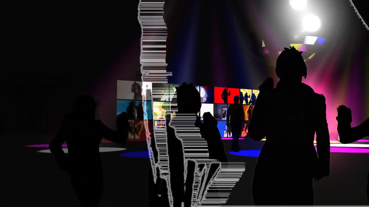 나이트클럽에서 춤을 추는 사람들