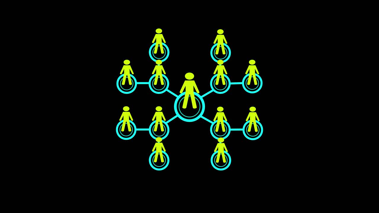 video por red de personas conectadas