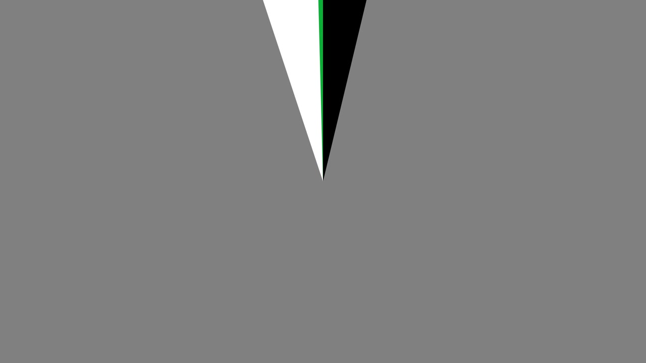 Motion graphics animation green screen loop with grey black radial circle wipe transition animation alpha channel transparent pattern mask shape visual effect clear background drop footage 4K