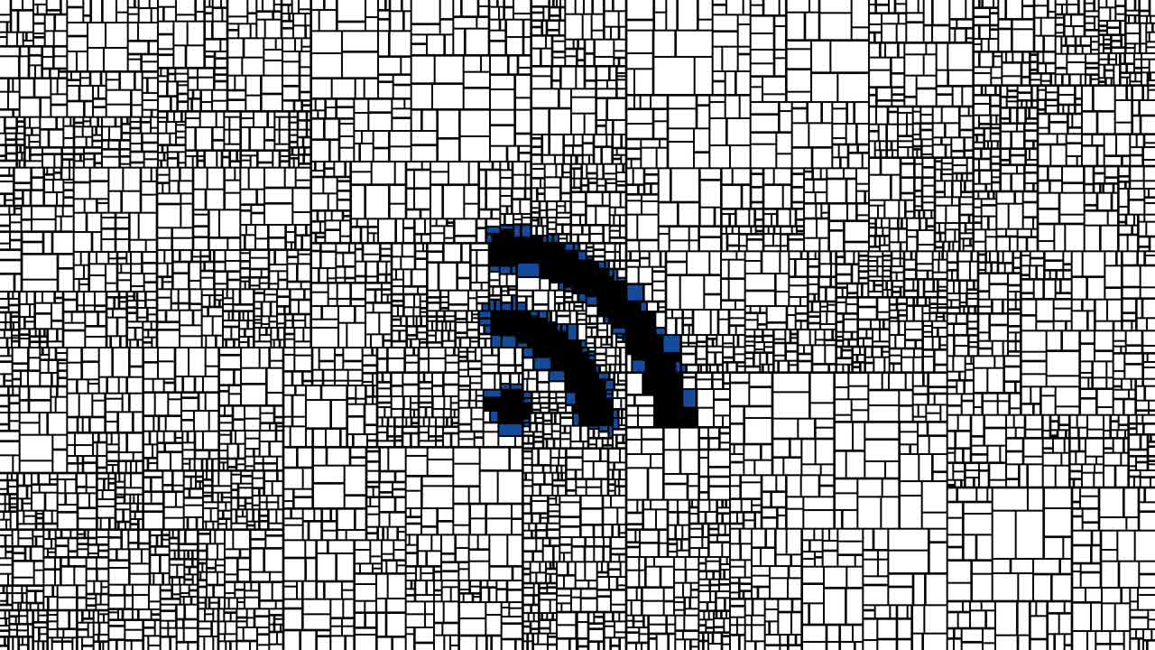 RSS Icon hand drawn animation line sketch with transparent background