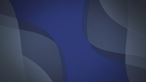 animación de formas abstractas de gradiente gris patrones contra fondo azul con espacio de copia