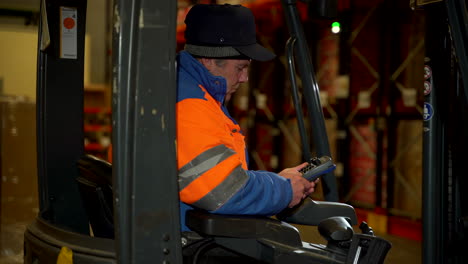 warehouse forklift operator