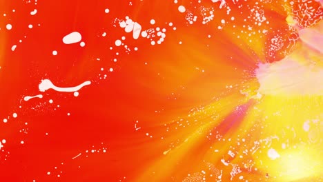 explosión de pintura abstracta
